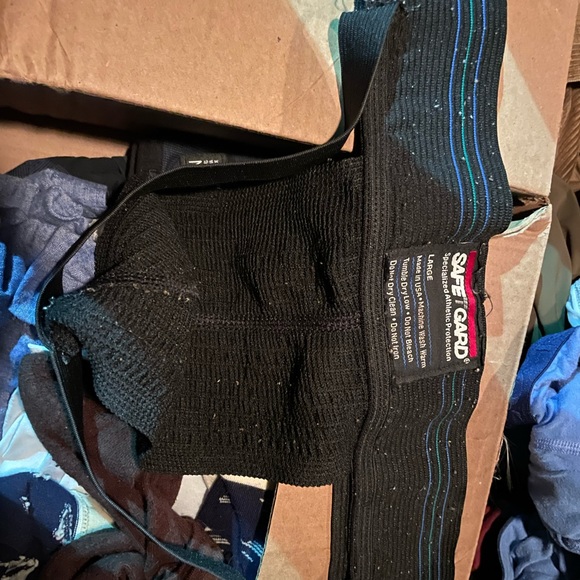 SafeTGard Underwear & Socks Mens Large Worn Black Safetgard